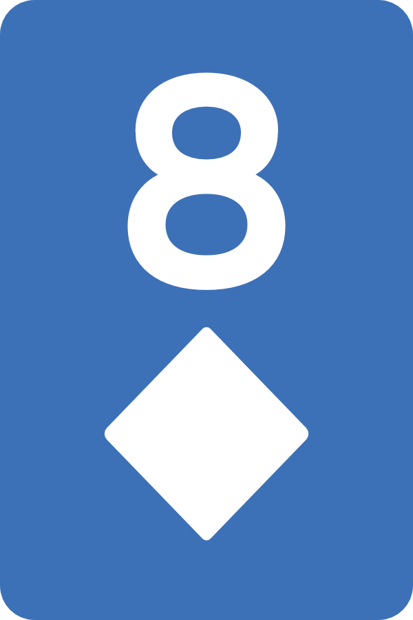 Eight of diamonds